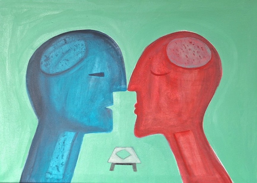 Vernisáž výstavy Jitka Píšová: Obrazy dialogu